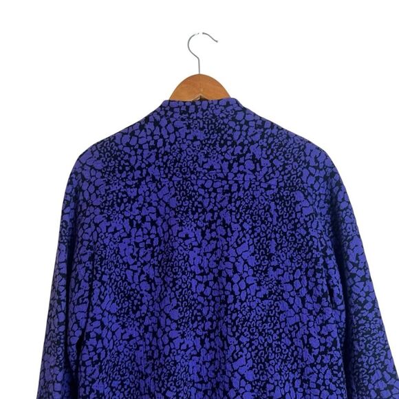 TanJay purple‎ patterned blazer. Size 8 - Picture 5 of 8